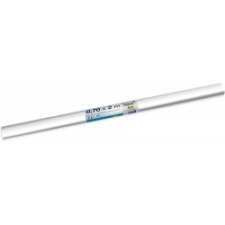 Couvre-livres PVC 8/100 incolore rouleau 0.70x2m