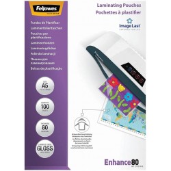 Pochette plastification A5 80µ boîte de 100