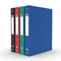 Classeur cahier A4 Memphis 4 anneaux dos de 40mm assorti Traditionnel