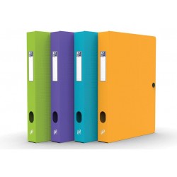 Boîte de classement polypro Memphis dos 40mm assorti Style