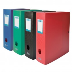 Boîte de classement polypro Memphis dos 80mm assorti Traditionnel