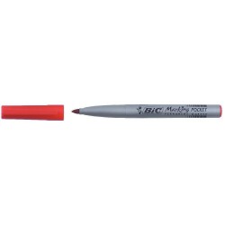 Marqueur Pocket 1445 ogive moyen rouge