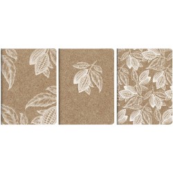 Carnet mots de passe + rabat A5 32p "Cacao Motifs"