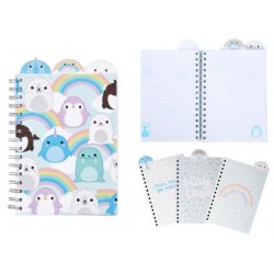 Carnet A5 spiralé 120 feuilles 3 intercalaires couverture polypro