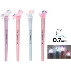 Stylo lumineux Licorne