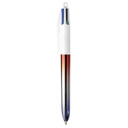 Stylo bille 4 couleurs Gradient Tricolore