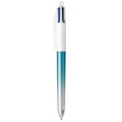 Stylo bille 4 couleurs Bicolore