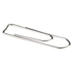 Attache-lettres 30mm acier nickelé boîte de 1000