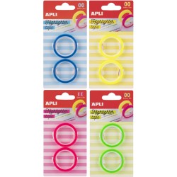 Ruban adhésif surligneur 6mm x 5m lot de 2