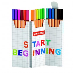 Feutre fin Point 88 étui zig-zag de 18