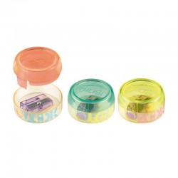 Taille-crayons 1 usage + réserve "Spin" New Look
