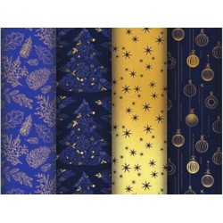 Papier cadeau Excellia 80g Azurite 0,70x2m