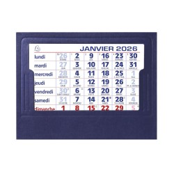Calendrier chevalet feuillets mensuels 10,5 x 13,5 cm