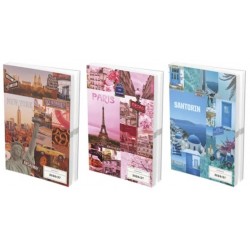 Agenda 12x17cm rasé vif Paysages urbains