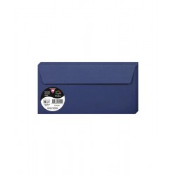 Enveloppe Pollen 110x220 120g bleu nuit paquet de 20