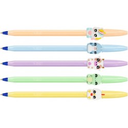 Stylo bille Cristal Pastel Figurines