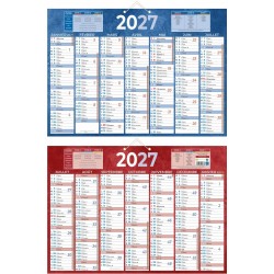 Calendrier semestriel 38,5x54cm