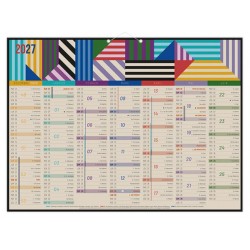 Calendrier semestriel 40.5x55 "Air du temps"