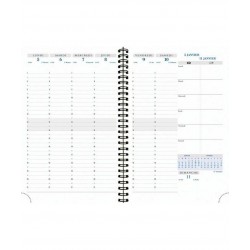 Agenda "Visuel W" 15x21cm