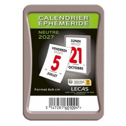 Bloc éphéméride 6x9 neutre