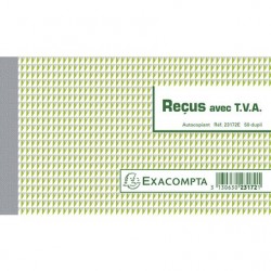 Manifold reçus avec TVA 10,5x18cm dupli